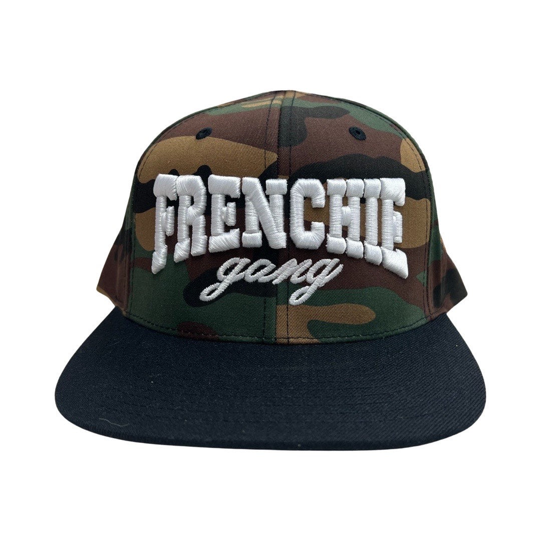 Frenchie Gang Logo Snapback With sidepatch