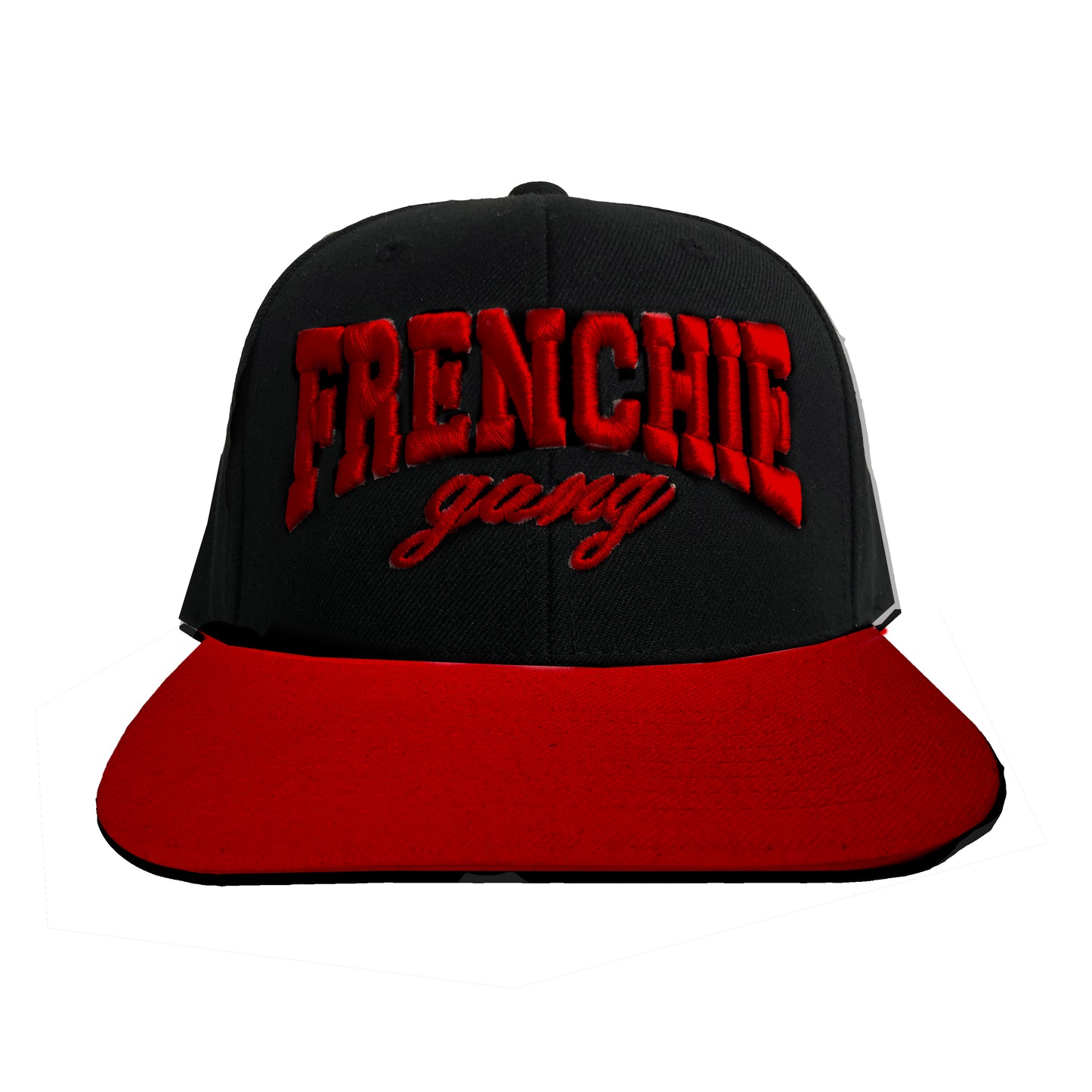 Frenchie Gang Logo Snapback With sidepatch 2 Tone
