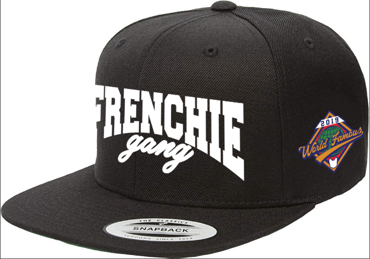 Frenchie Gang Logo Snapback With sidepatch 2 Tone